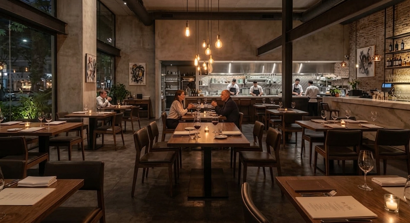 Salón de un restaurante moderno